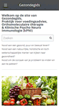 Mobile Screenshot of gezondegids.be